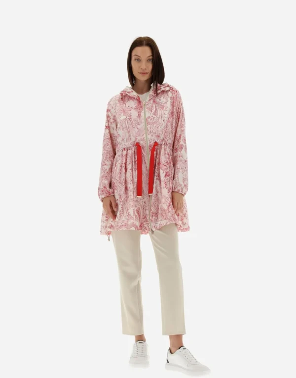 Parka In Oriental Fancy>Herno Fashion