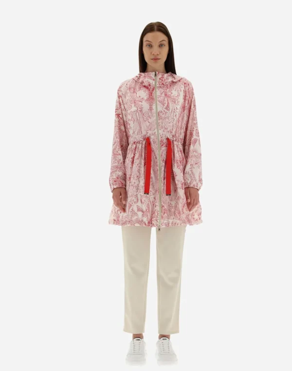 Parka In Oriental Fancy>Herno Fashion