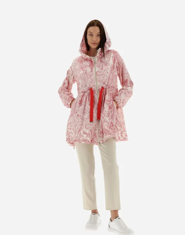 Parka In Oriental Fancy>Herno Fashion
