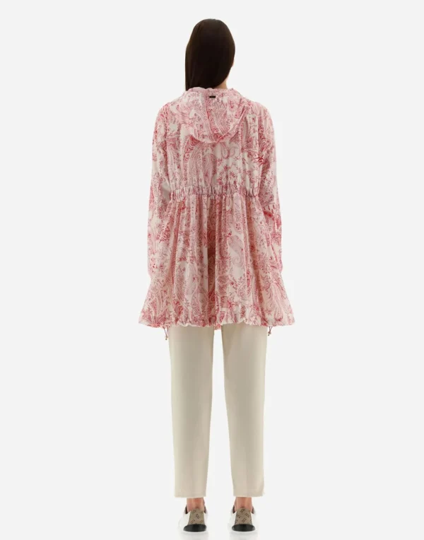 Parka In Oriental Fancy>Herno Fashion