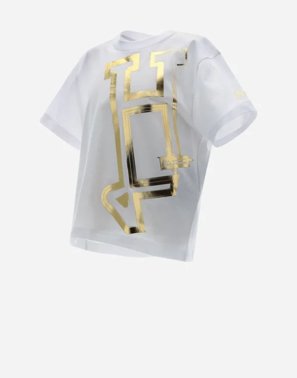 T-Shirt In Cotone>Herno Outlet
