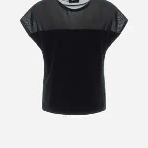 T-Shirt In Light Scuba E Stretch Tulle>Herno Best Sale