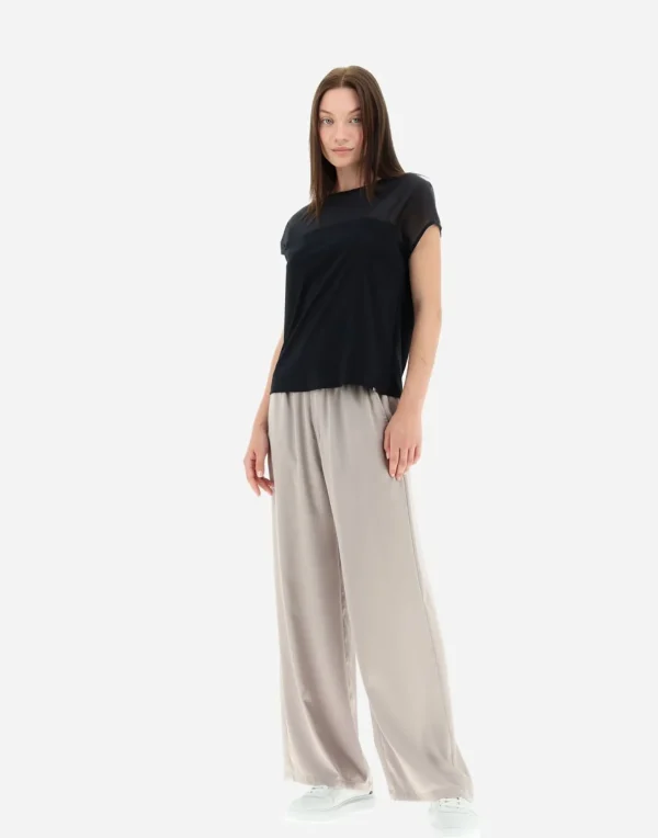 T-Shirt In Light Scuba E Stretch Tulle>Herno Best Sale