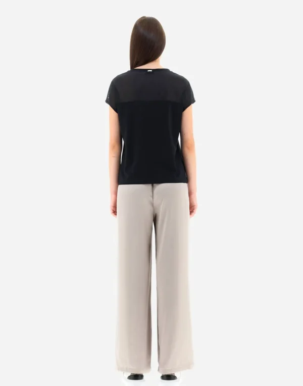 T-Shirt In Light Scuba E Stretch Tulle>Herno Best Sale