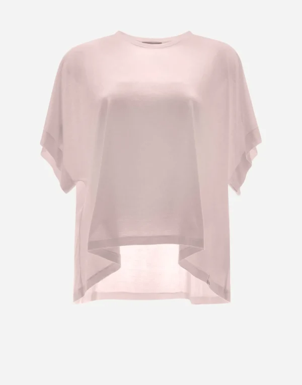 T-Shirt In Silk Jersey>Herno Sale