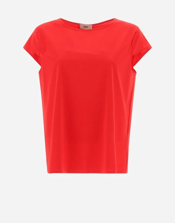 T-Shirt In Spring Ultralight Scuba>Herno Fashion