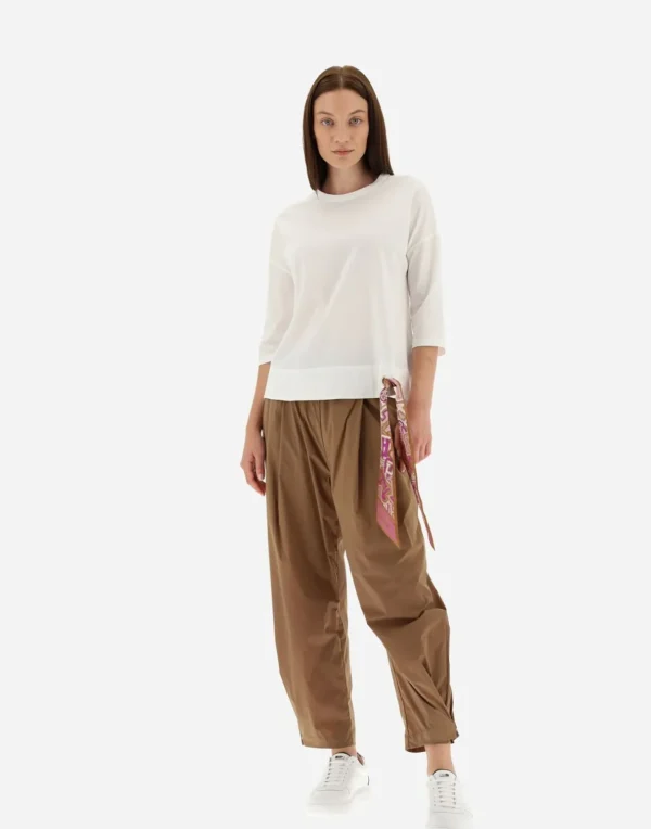 T-Shirt In Superfine Cotton Stretch E Bubble Foulard>Herno Cheap