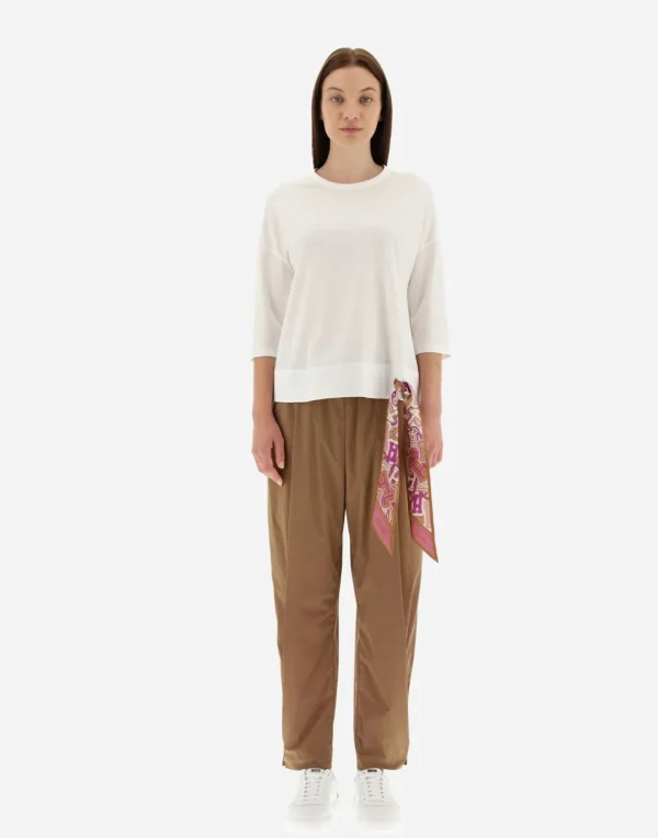 T-Shirt In Superfine Cotton Stretch E Bubble Foulard>Herno Cheap