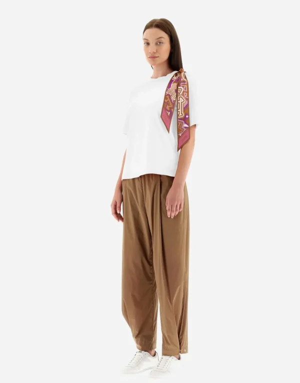 T-Shirt In Superfine Cotton Stretch E Bubble Foulard>Herno Online
