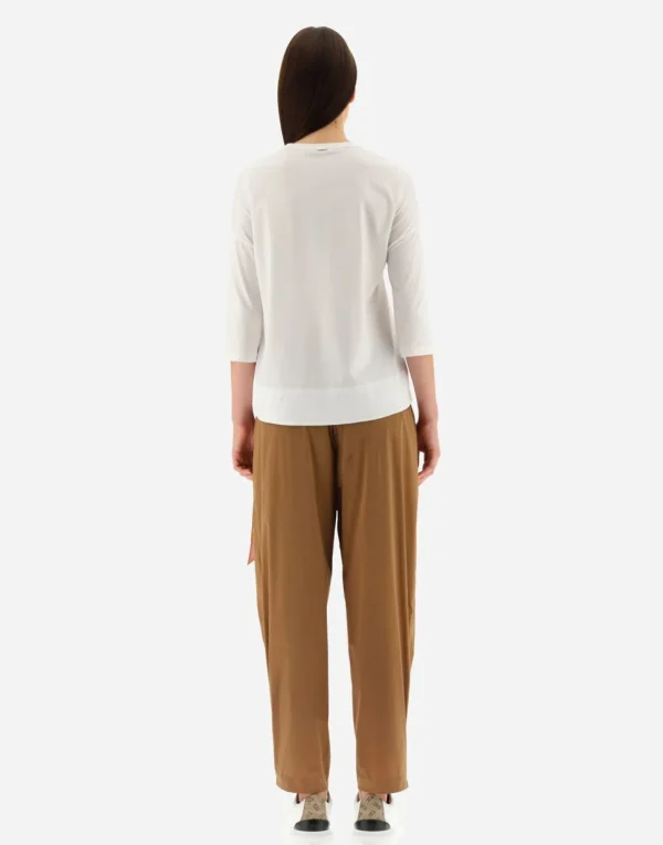 T-Shirt In Superfine Cotton Stretch E Bubble Foulard>Herno Cheap