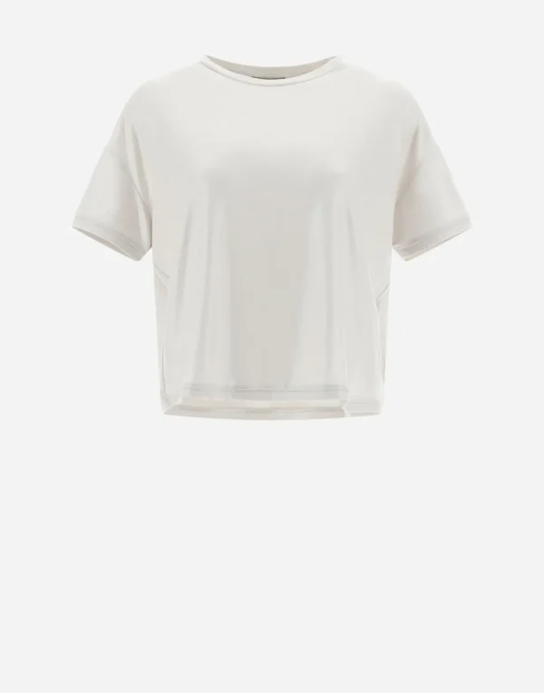 T-Shirt Resort In Coated Jersey>Herno Hot